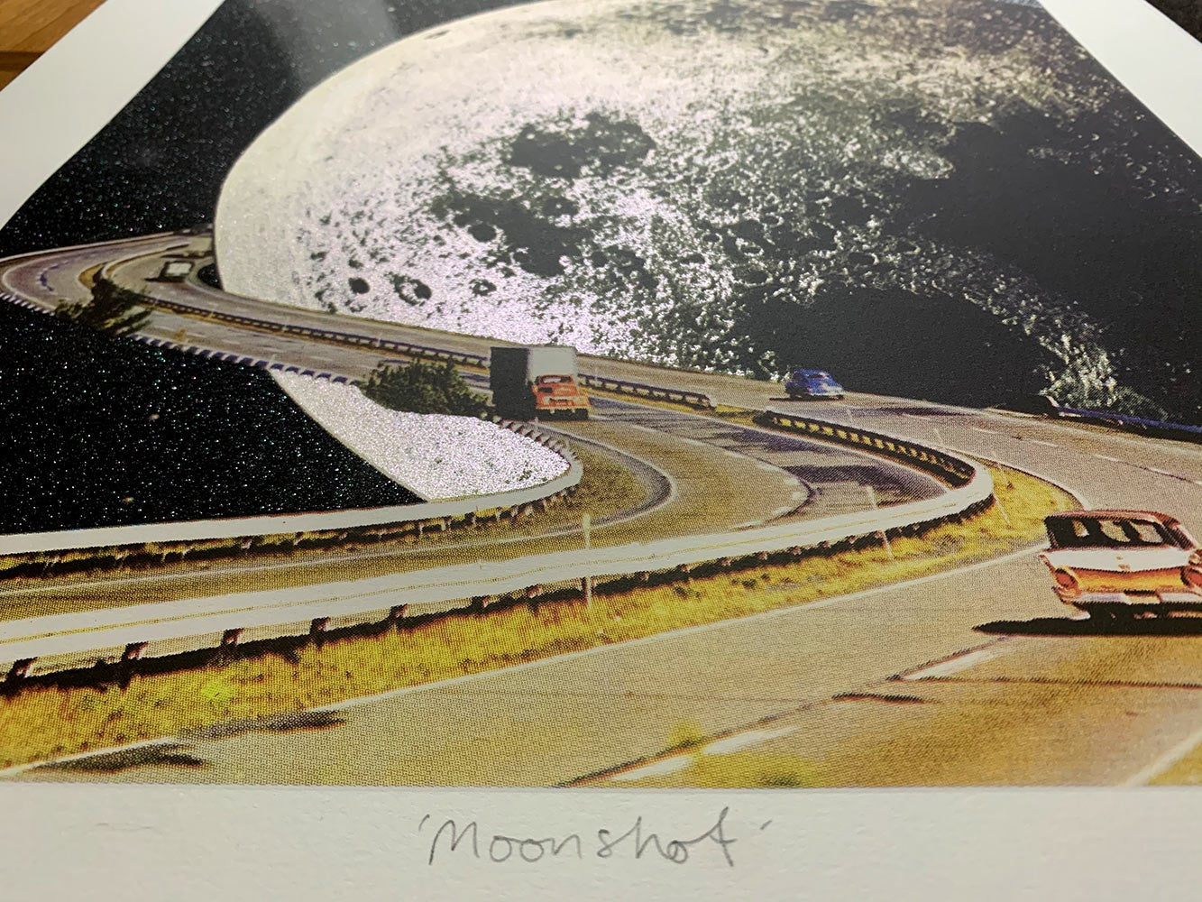 Joe Webb- Moonshot, Limited edition, Space, Highway, Planet -TAP Galleries