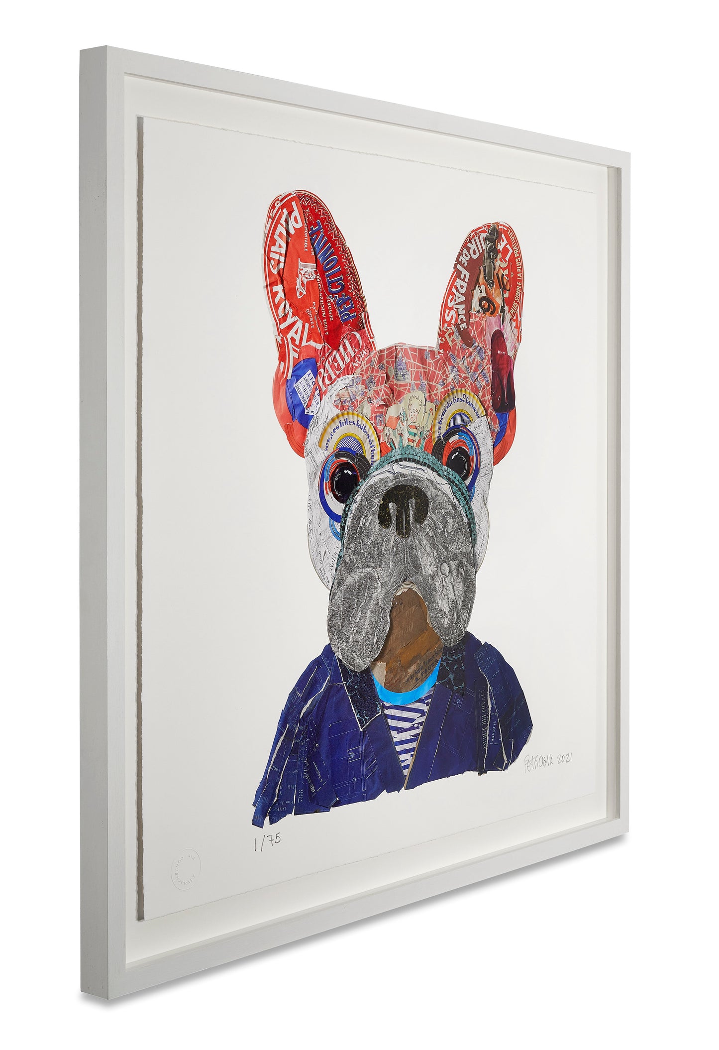 Peter Clarke- Mon Cheri, TAP Galleries, Limited edition, French bulldog- TAP Galleries, Essex gallery 